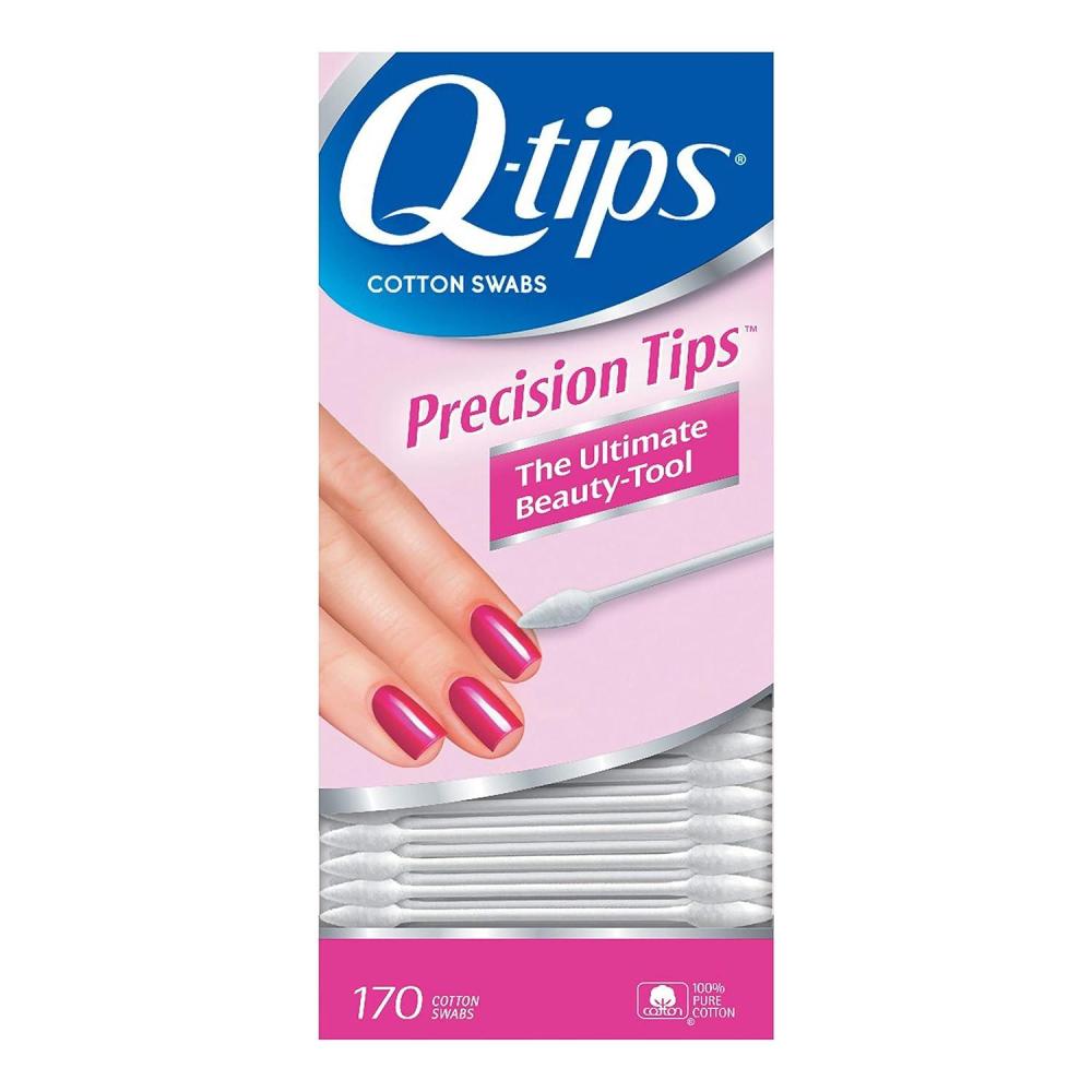imageQtips Precision Tips Cotton Swabs 170 Count 2Pack  Makeup Tools Beauty Personal Care amp Household Essentials170 Count Pack of 3