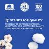 Q-Tips Super Jumbo Cotton Balls for Beauty, First Aid and Baby Care, 100% Thick Cotton, 100 Count(100 Count)