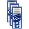 Q-tips Cotton Swabs For Hygiene and Beauty Care Original Cotton Swab Made With 100% Cotton 750 Count(750 Count (Pack of 3))