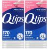 Q-tips Precision Tips Cotton Swabs 170 Count 2-Pack – Makeup Tools, Beauty, Personal Care & Household Essentials(170 Count (Pack of 2))