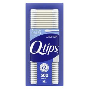 Q-tips Cotton Swabs, Original, For Home, First Aid and Beauty, 100% Cotton, 500 Count