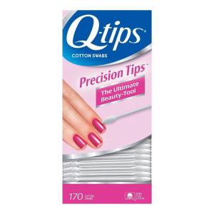 Q-tips Precision Tips Cotton Swabs 170 Count 2-Pack – Makeup Tools, Beauty, Personal Care & Household Essentials(170 Count (Pack of 3))